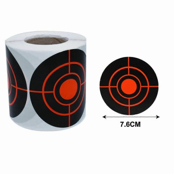 250 stk/rull Mål Selvklebende Mål Splatter Reactive Klistremerker (C)