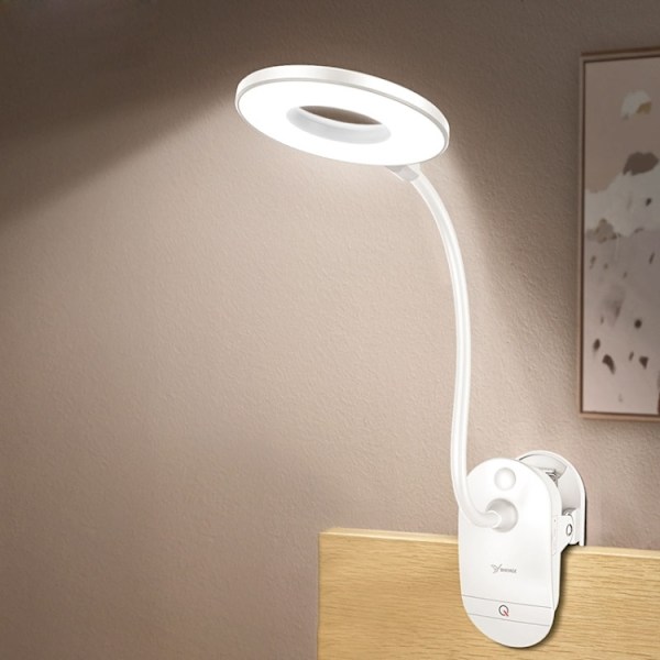 Trådløs dimbar LED-lampe med klemme - Oppladbar - Perfekt