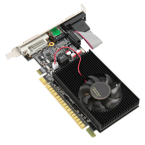GT730 2GB Grafikkort Stasjonær datatilbehør 64bit DDR3 Display Interface Adapter 0.4