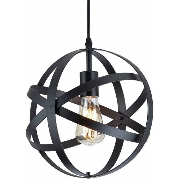 Industriell taklampa, design vintage metall taklampa ljus