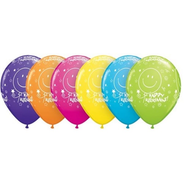 Qualatex 11 tuuman kirkas eläkkeelle Smile Latex Balloon One Size Clear One Size