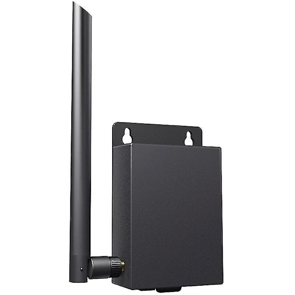 Vattentät utomhus 4G-router med SIM-kortplats 5Dbi antennväggrouter för IPC Max 15 enheter Hög säkerhet EU-version EU-version Svart