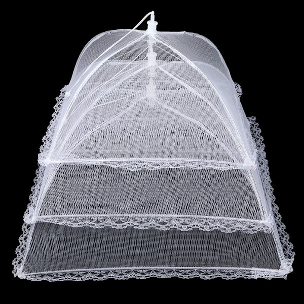 Mesh Foldbar Anti-Fly Myggnæt Kuppel Paraply Picnic C