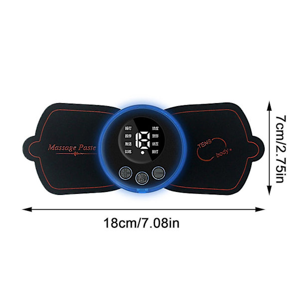 Ems Massager Rygg Helkroppsmuskelstimulator Smärtlindrande enhet Ny1st-XF4-