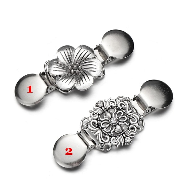 Blomsterkoftspänne Sjalbrosch Anka Spänne 2-XF3-