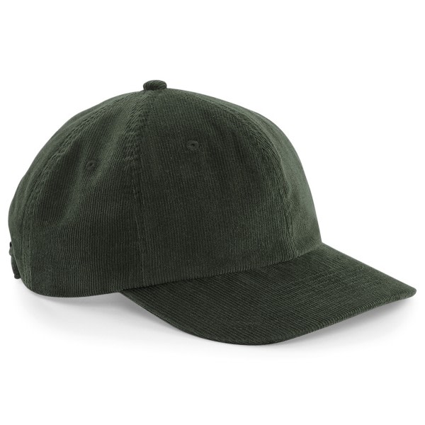 Beechfield Heritage Cord Cap One Size Dark Olive One Size