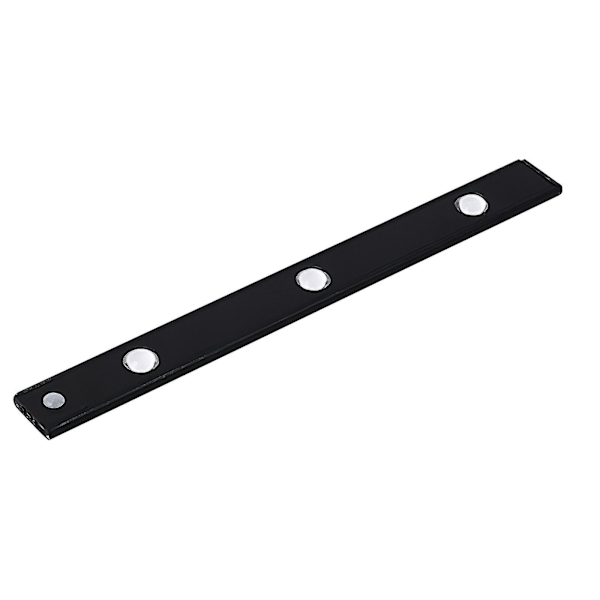 Underskåpsbelysning Trådlös, uppladdningsbar med USB-laddare, dimbar LED garderobsbelysning hög kvalitet svart black 40cm