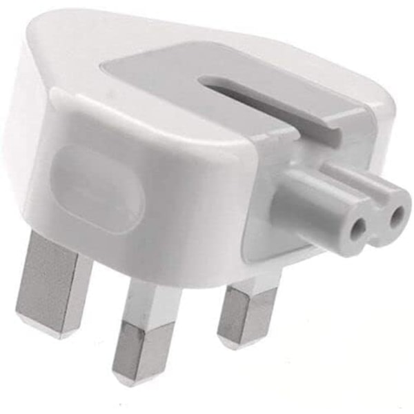 Ersätter UK AC Adapter med UK FUSE Wall Plug 3-pin Duckhead til alle typer af Macbook Power Charger Power MagSafe og andre adaptere