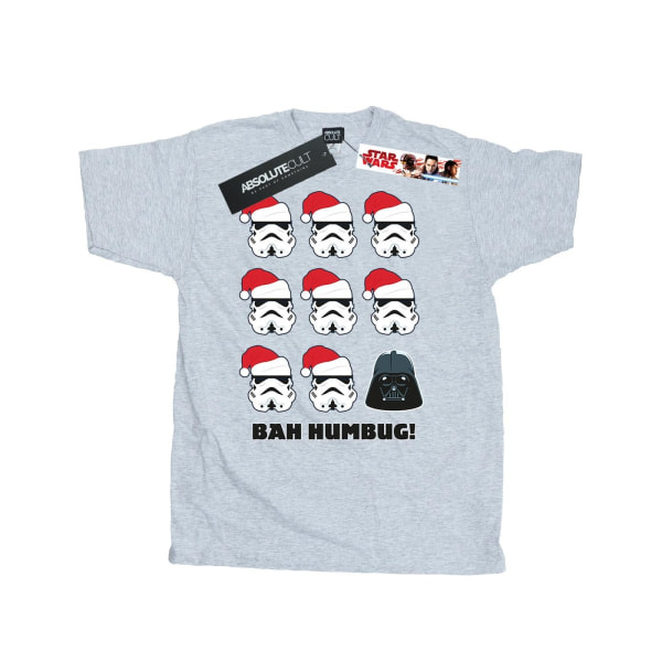 Star Wars Jul Humbug T-shirt til mænd L Sports Grå L