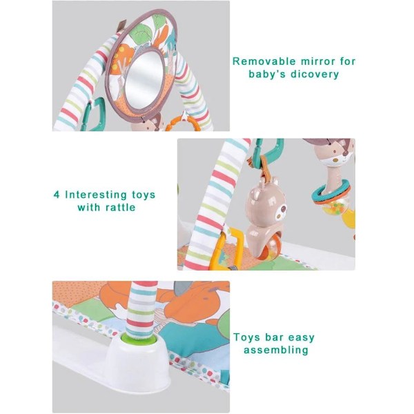 Ladida Gåvagn Happy Puppy Aktivitets Baby Walker Grön green one size