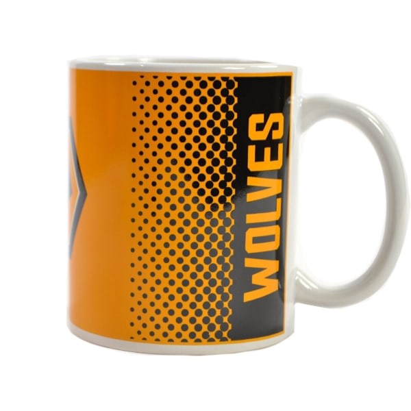Wolverhampton Wanderers FC Fade Mug One Size Gul/Hvit/Sort Gul/Hvit/Sort One Size