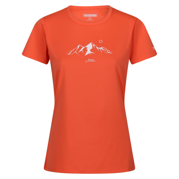 Regatta Ladies/Ladies Fingal VIII Mountain T-paita 26 UK Satsum Satsuma 26 UK