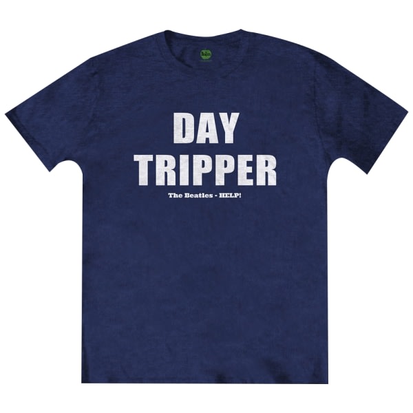 The Beatles Unisex Adult Day Tripper Print T-paita M Navy Blue M