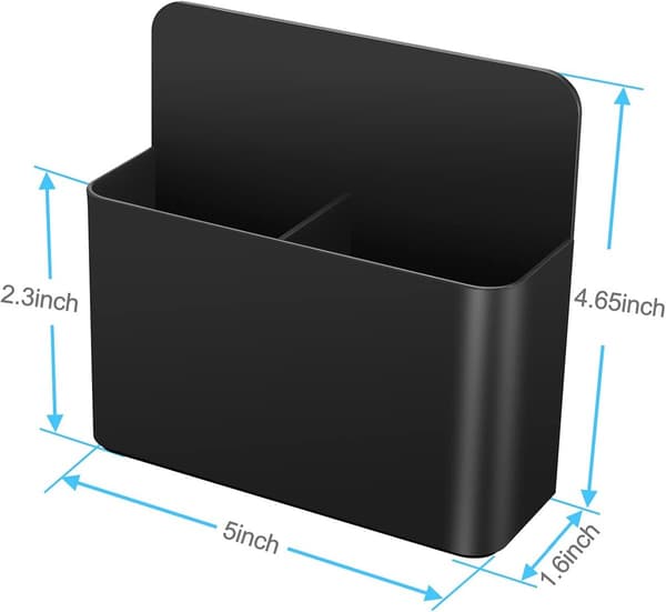 Magnetisk pennbricka 2 delar för kylskåp whiteboard kontor svart