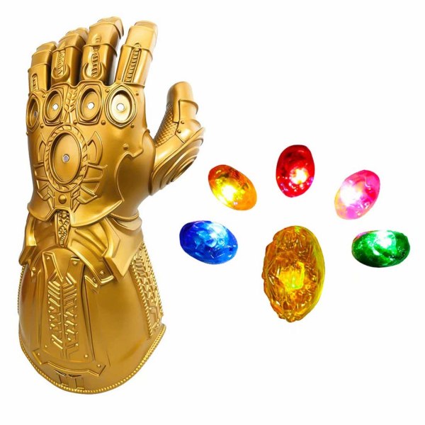 LED Light Up Thanos Infinity Gauntlet för The Electronic Fist PV
