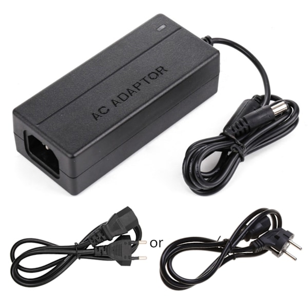 DC 36V 1A 2A 3A 4A AC-adapter LED-strömbrytare 5.5x2.1-2.5mm EU EU EU 3A