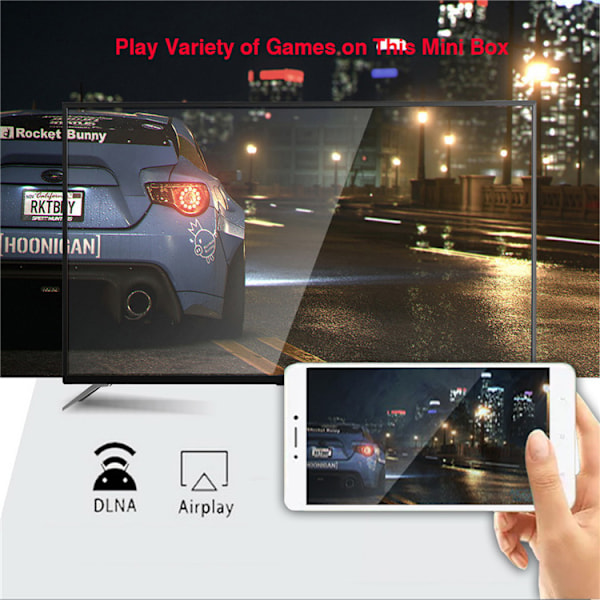 Android 10.0 H96 Max TV-boks 4GB RAM 32GB ROM, Penta-Core Mali-450, RK3318 Quad-Core 64bit Cortex-A53, H.265 Dekoding 2,4GHz/5GHz WiFi Smart TV-boks EU EU 2GB 16GB