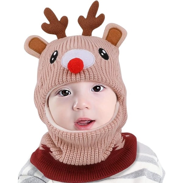 Toddler Winter Warm Hat, Tjock Winter Balaclava Beanie Hats