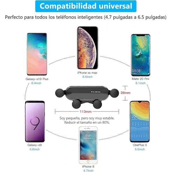 1 stk. universal biltelefonholder, 360° roterbar-FF-