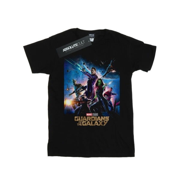 Marvel Studios Boys Guardians Of The Galaxy Poster T-shirt 12-1 Svart 12-13 år