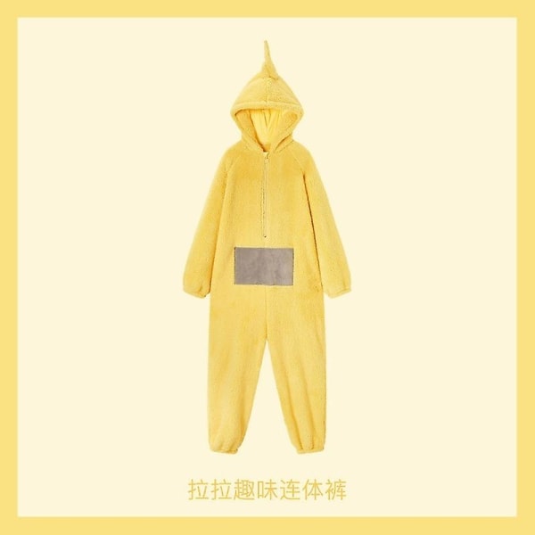 2024--Aikuisten Teletubbies-asu Rauhallinen TinkyWinkyOnesiesPoLalaDipsy Cosplay-pyjamat Pyjamat Halloween Joulu Pyjamat Jumpsuit D