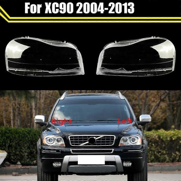 Transparent lampeskjerm for frontlykter til Volvo XC90 2004-2013-XF18-