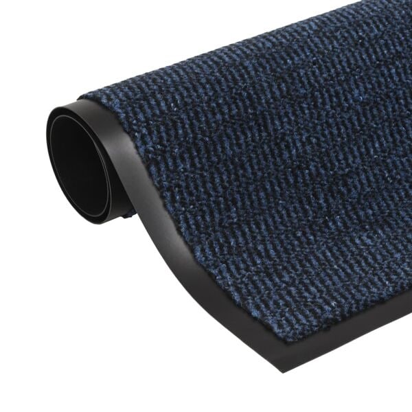 vidaXL Dørmåtte rektangulær tuftet blå 40x60 cm blue 540