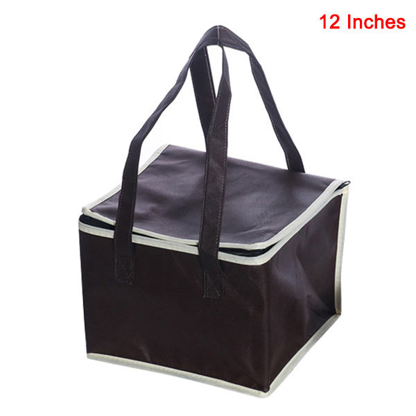 Pizzakassi Eristetty Ruokakuljetuslaukku Takeaway Tuoreuden Säilyttävä Alumiinifolioeristetty Kassi Coffee 12 Inches 40*40*24