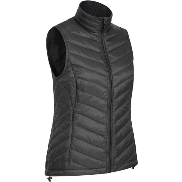 Mountain Warehouse Dame/Damer Fjervægt Gilet 12 UK Blac Black 12 UK