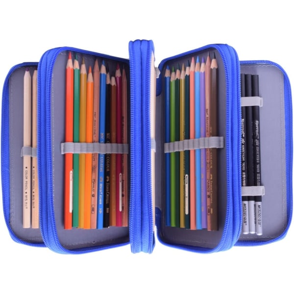 Case for 72 pencils pens pencil case school elementary super