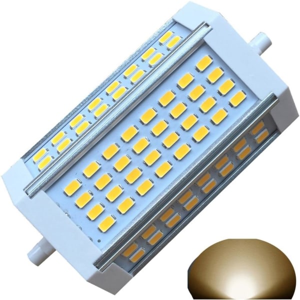 R7S LED J118 118mm Dimbar glödlampa 30W Varmljus 3000k Varmvit AC 220V 3000LM Slim J LED Spotlight Motsvarar R7S 300w 400w
