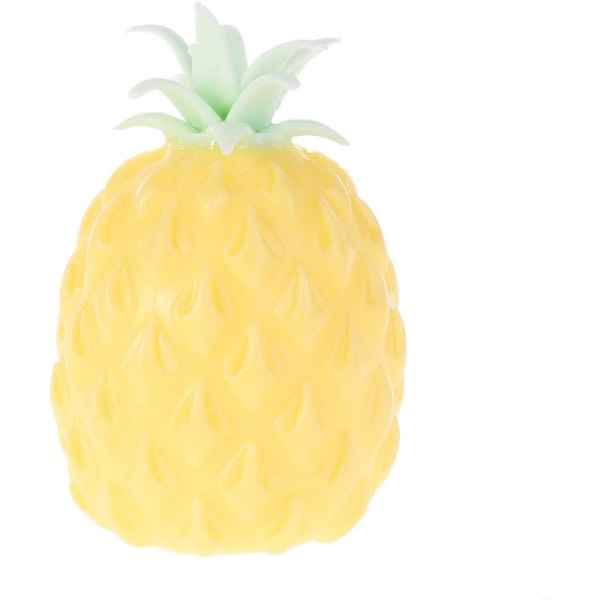 Ananaspallon tuuletuspallon puristaminen stressiä lievittävä lelu-keltainen
