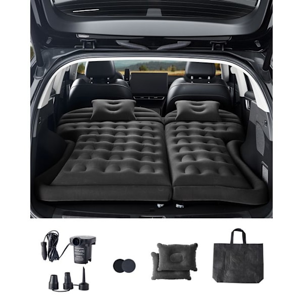 Bilbäddsoffa - VEVOR - Tjock Luftmadrass och Fluffig - för de flesta SUV:ar, MPV - Svart - XF8-