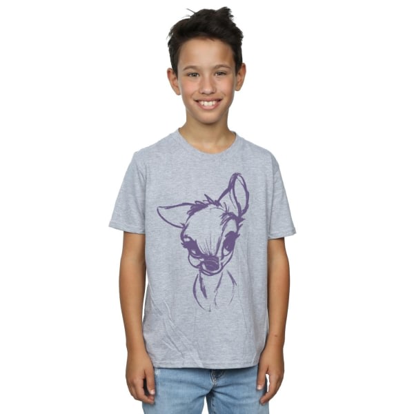Disney Boys Bambi Mood T-Shirt 12-13 år Sports Grå 12-13 år