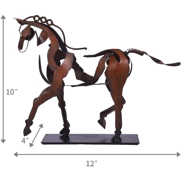Metal Horse Statue Metal Decor 100% käsintehty Moderni hevonen
