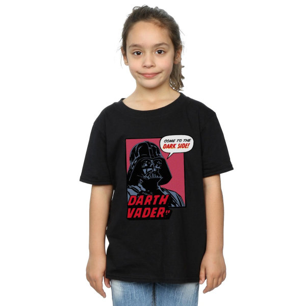 Star Wars Girls Come to The Dark Side T-shirt i bomull 12-13 år Svart 12-13 år