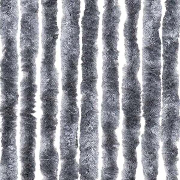 vidaXL Hyttysverho hopea 90x200 cm chenille silver 2050