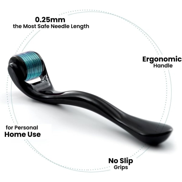 TG Partakasvun Derma Roller 540 Titaanineulaa 0,25mm
