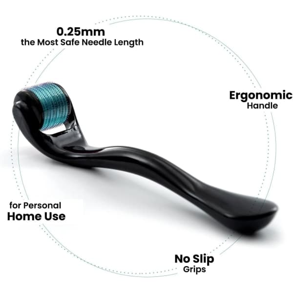TG Skäggväxt Derma Roller 540 Titan Mikronålar 0,25mm-FF-