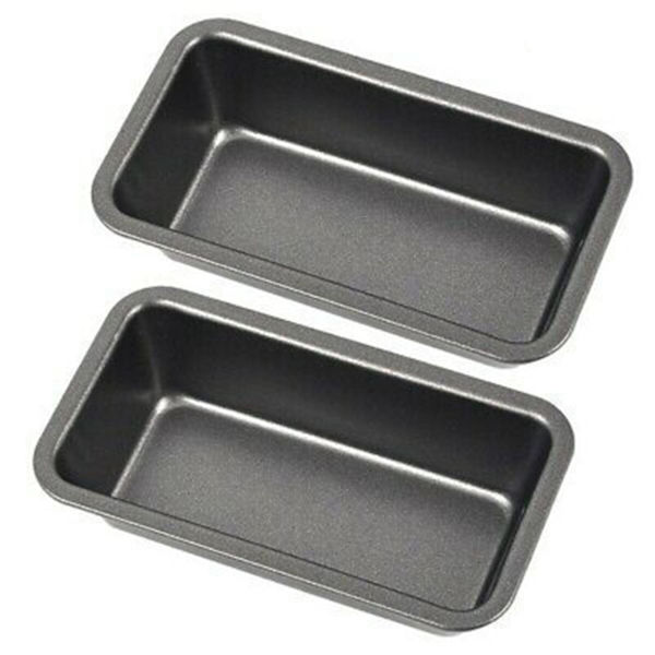 2 stk Brødforme, Non-Stick Kulstofstål Brødform Brødplade Toastform Kagebrød Bagevarer Toast Bo