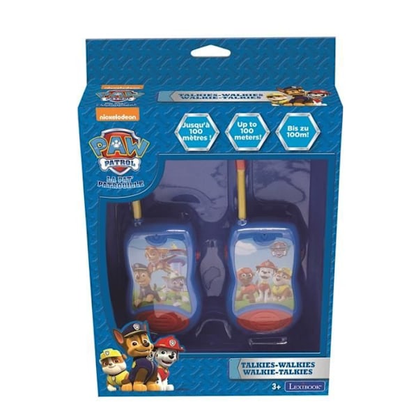 LEXIBOOK Paw Patrol Walkie-Talkie för barn - TW12PA