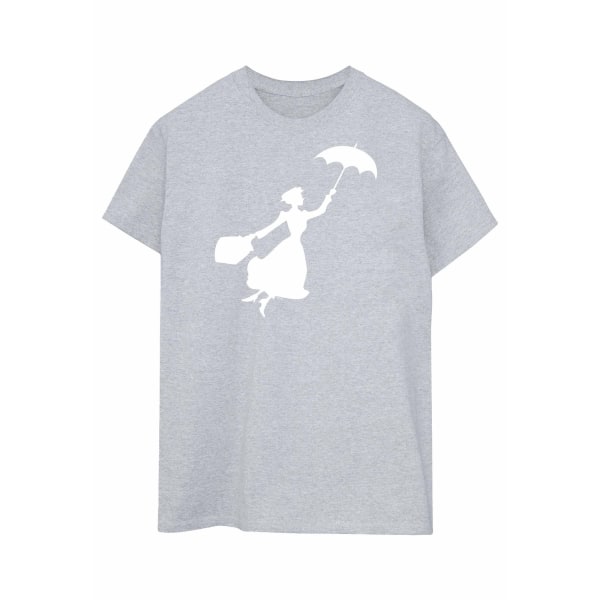 Disney Dam/dam Mary Poppins Flying Silhouette Cotton Boyf Sports Grey S