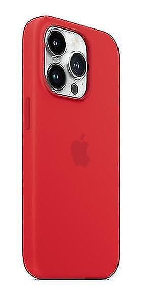 Silikonikuori iPhone 14 Prolle Red