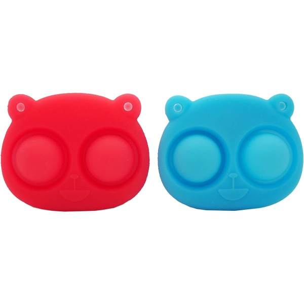 Bubble Fidget Toy Nøglering Sensory Fidget Toy Cute Bear Stress