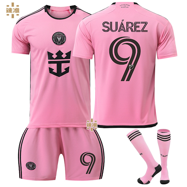 Jud- 2425 Miami Hem Fotbollströja Set 9 SUAREZ XS