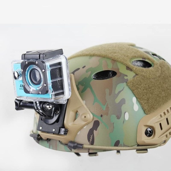 90 luokkalaista rotaatio militärhjälm nopea monterad basadapterfäste för videokamera