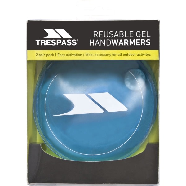 Trespass Cosie Genanvendelige Gel-håndvarmere (pakke med 2) One Size Bl Blue One Size