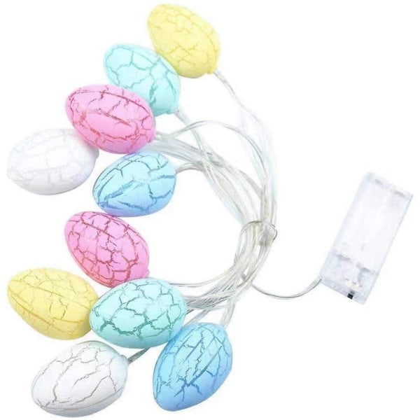 Easter Egg String -valot, paristokäyttöiset LED-valot