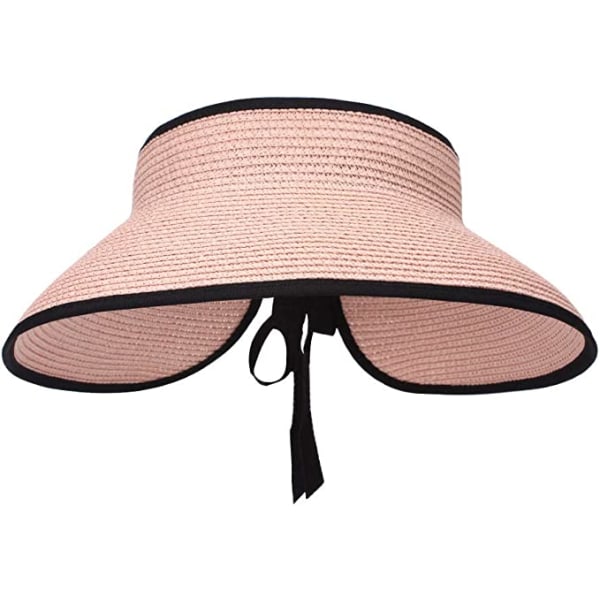 Stora strandsolhattar för kvinnor, vikbar hatt med bred brätte 3b2f | Fyndiq