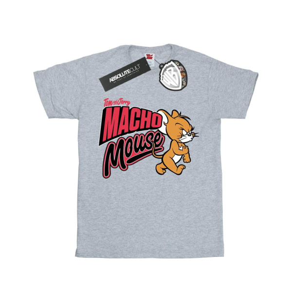 Tom And Jerry Boys Macho Mouse T-paita 12-13 vuotta Urheiluharmaa 12-13 vuotta